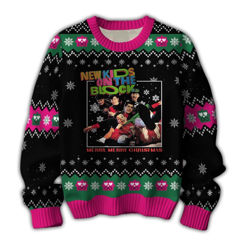 NKOTB Ugly Sweater NTH6460NVH - Image 2