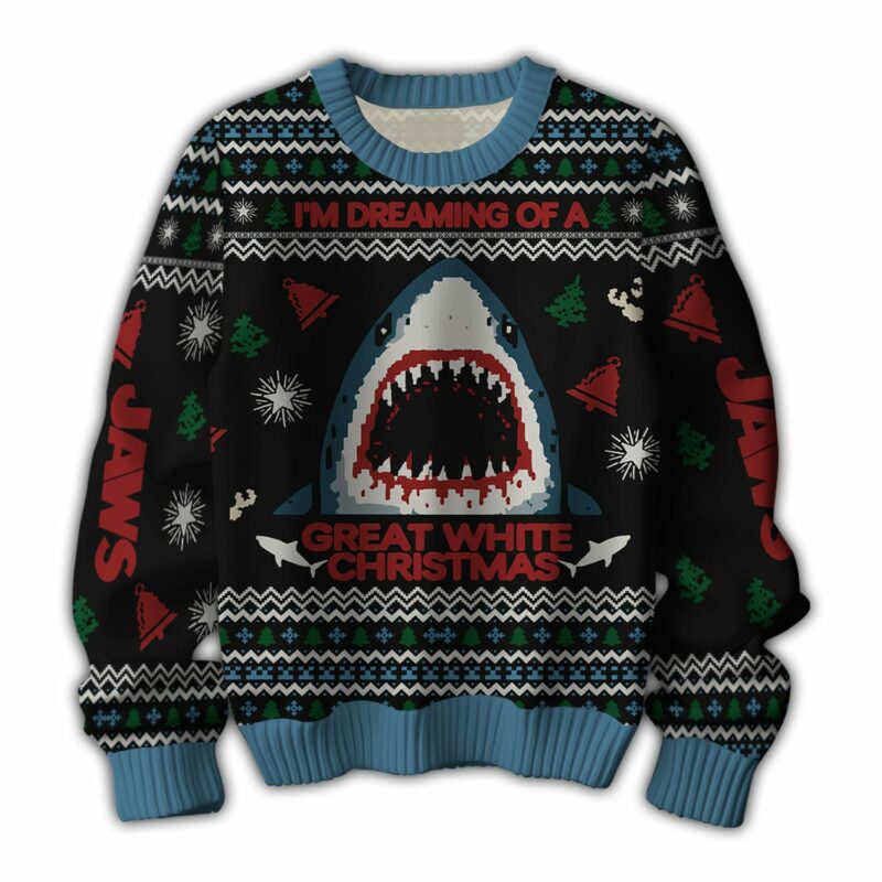 JAWS Ugly Sweater TKC6127NVH - Image 2