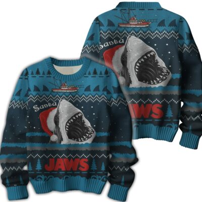 JAWS Ugly Sweater TKC6383NVH
