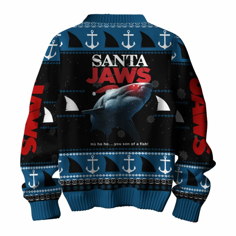 JAWS Ugly Sweater TKC6384NVH - Image 2