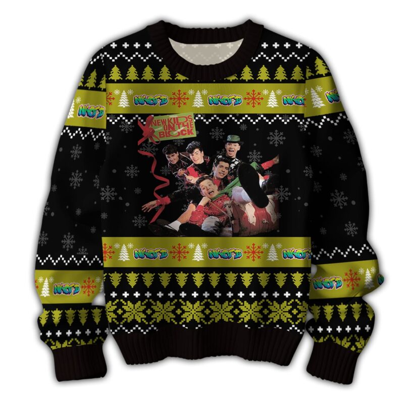 NKOTB Ugly Sweater TKC6497NVH - Image 2