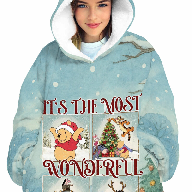 POOH Blanket Hoodie TTH5776NTS - Image 2