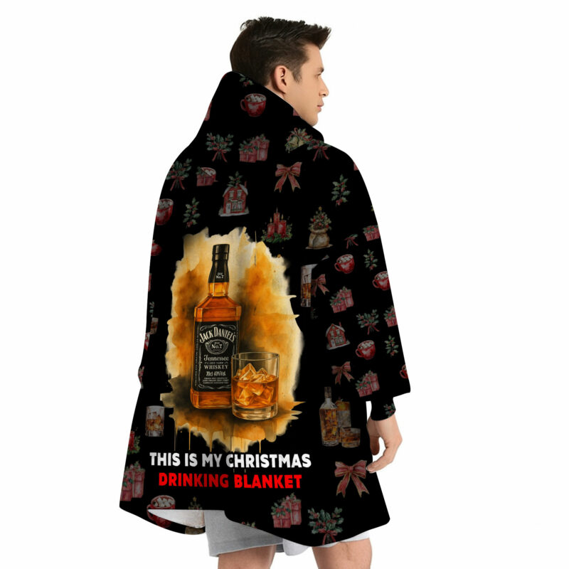 Merry Drunk I'm Christmas JKDN Blanket Hoodie NHL5623NVH - Image 5