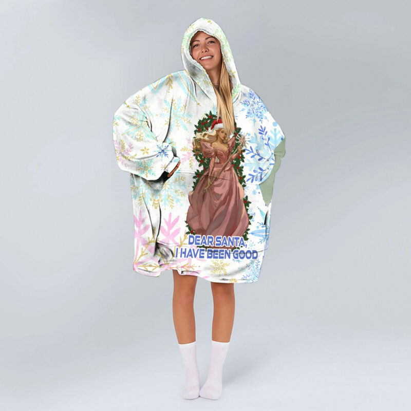 Dear Santa, I've Been Good WICK Blanket Hoodie NHL5975NVH - Image 3