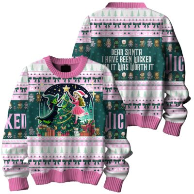 Dear Santa, I've Been Wicked WICK Ugly Sweater NHL5980LTT