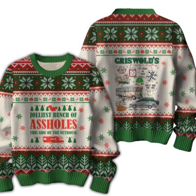 Jolliest Bunch Of Assholes NLCV Ugly Sweater NHL5983NVH