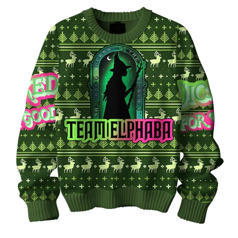 Team Elphaba WICK Ugly Sweater NHL6075LTT - Image 3