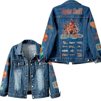 The Life Of A Showgirl TLSW Hooded Denim Jacket NHL6168NTS